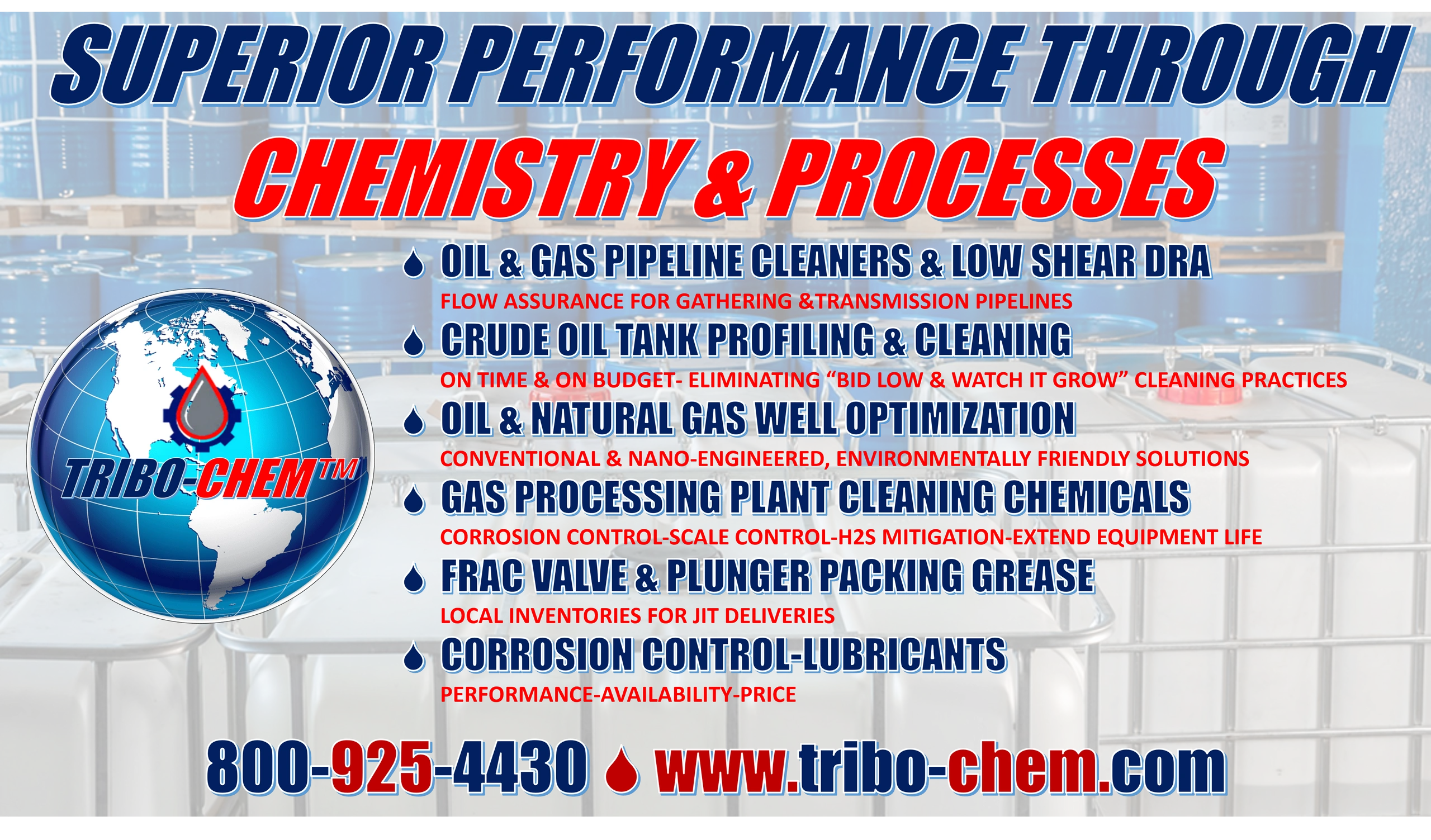 TRIBO-CHEM - Lubricants, Lubricants, Oilfield, Grease